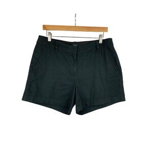 J.Crew Womens Black Cotton Blend Shorts Size 8